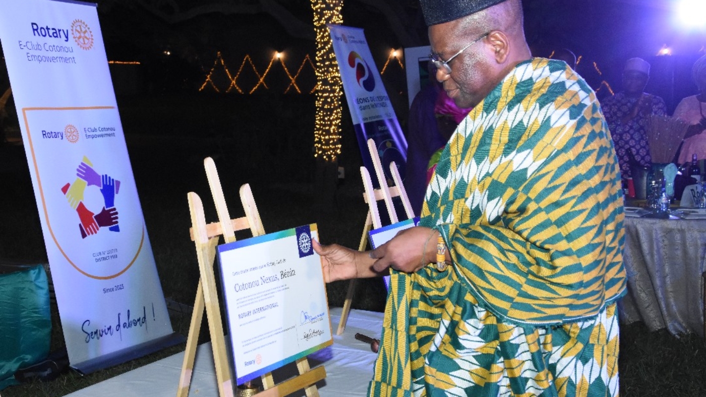 Cérémonie Rotary Club